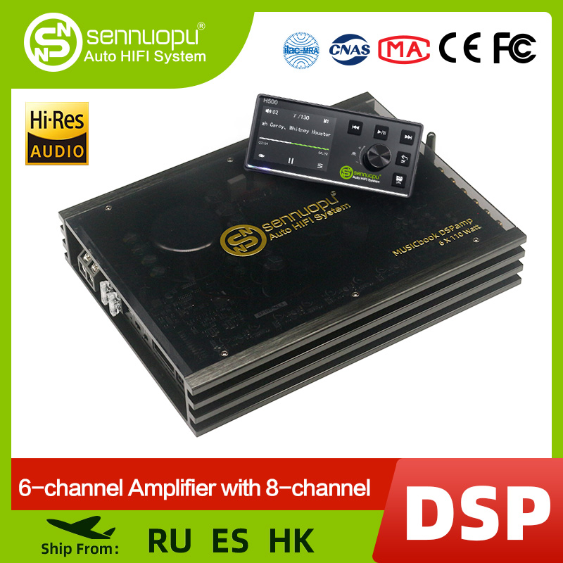 Car Dsp Amplifier 8 Channel - Sennuopu X680 8-kanałowy DSP Dźwięk samochodowy