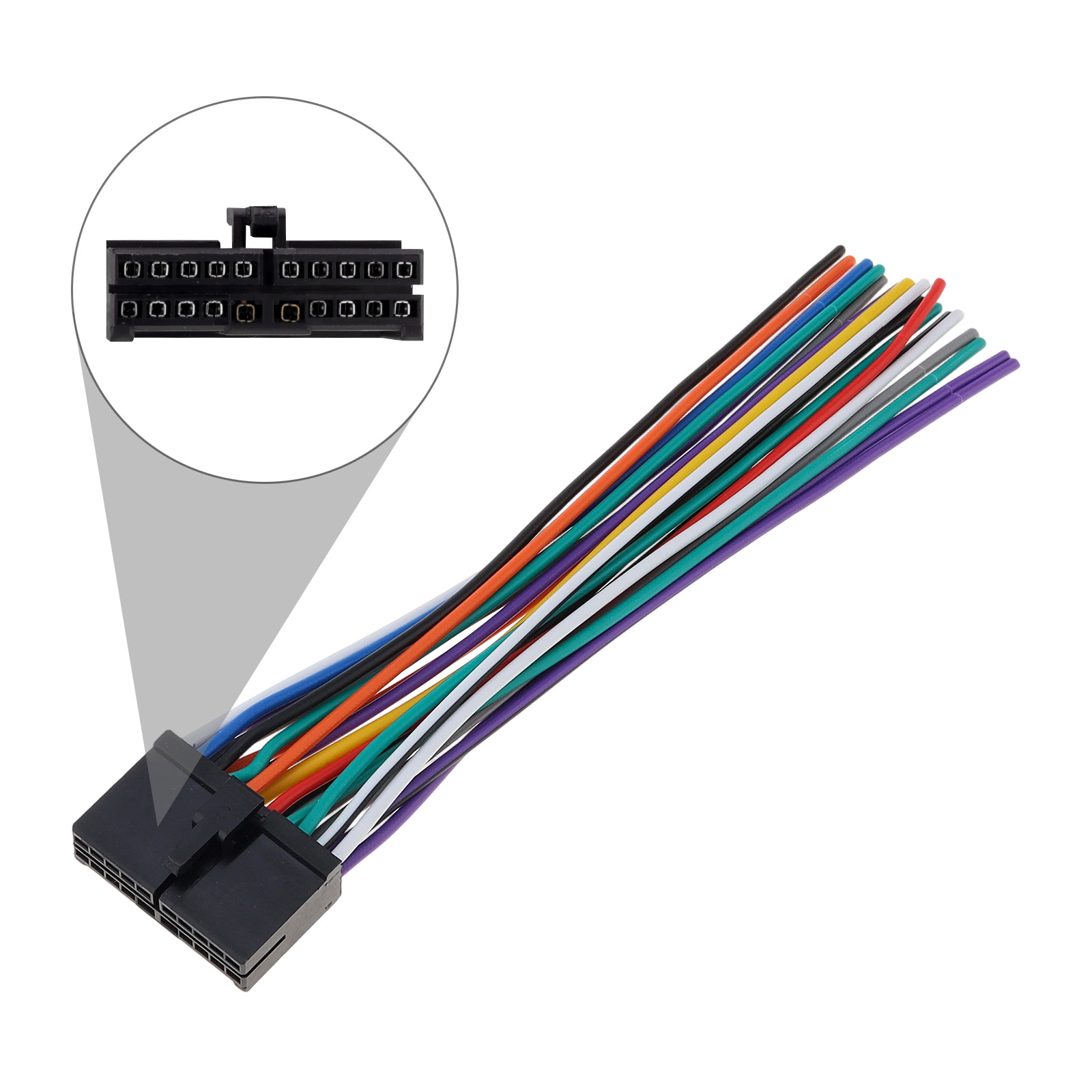 Car Audio Line Output Converter - 12V 20pin samochodów CD / DVD