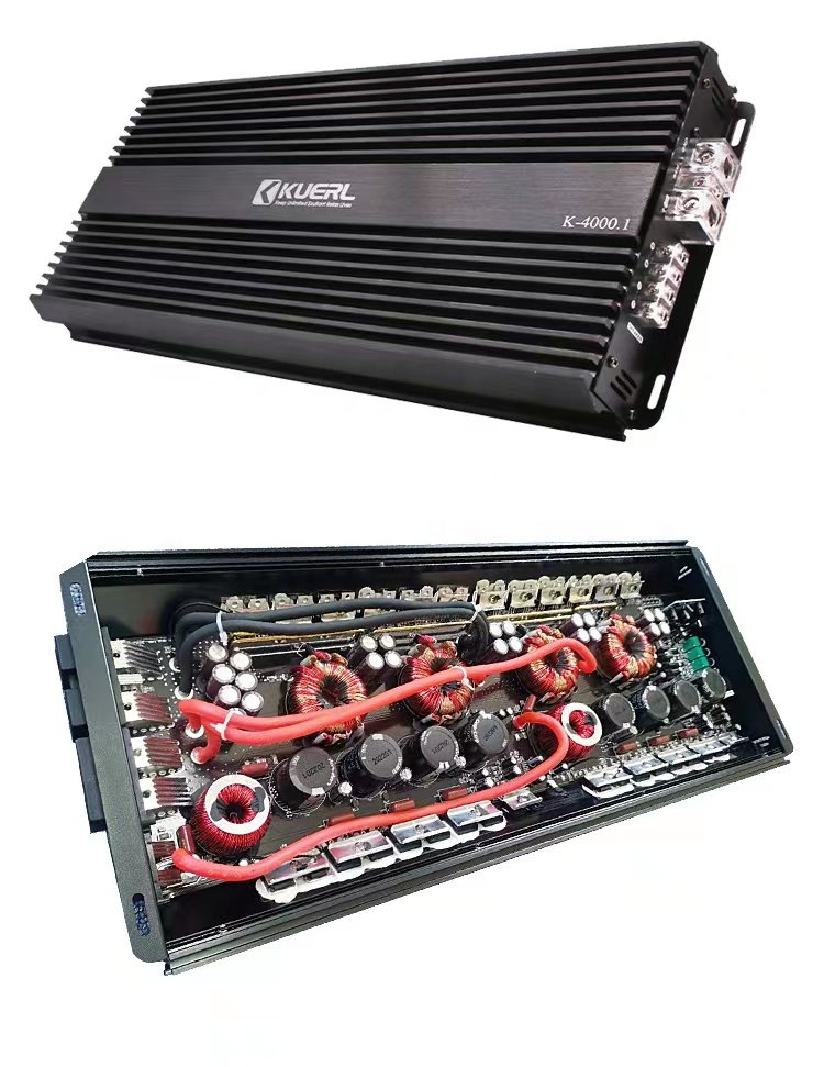 Car Audio Amplifier 4 Channel 2000W - Wzmacniacz samochodowy mono klasy D, jednokanałowy,