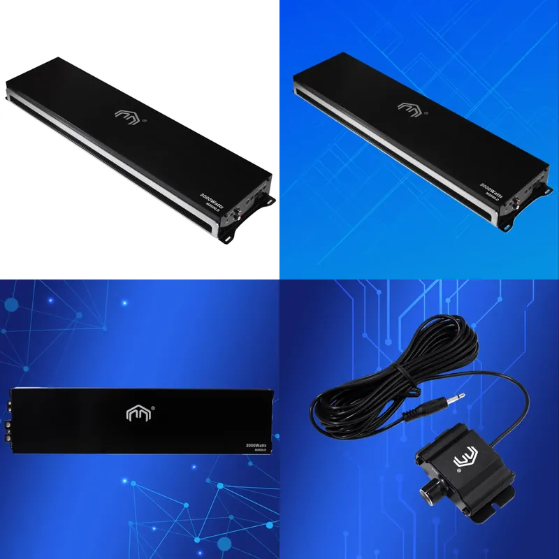 Car Subwoofer Amplifier 3000W Rms - Wzmacniacz samochodowy klasy D, 1 kanał,