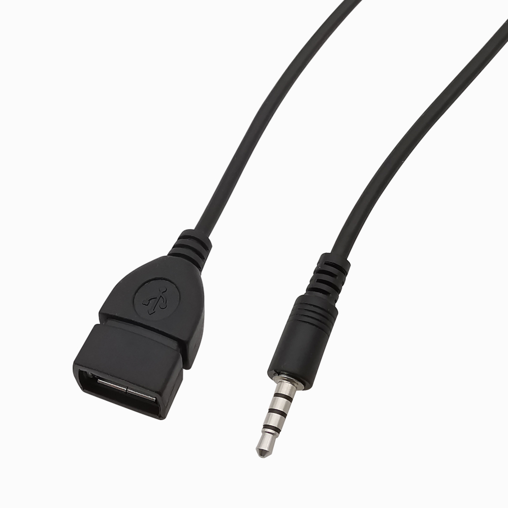 Car Audio Line Output Converter - 3,5 mm męski wtyk AUX Audio