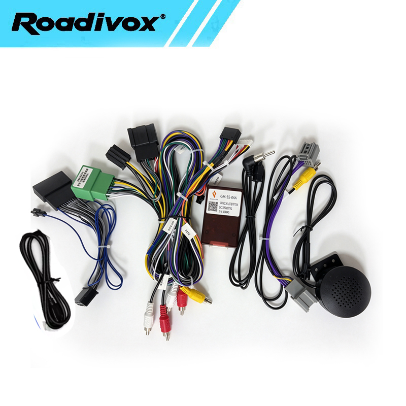 Car Audio Line Output Converter - Zestaw przewodów do samochodowego radia, adapter