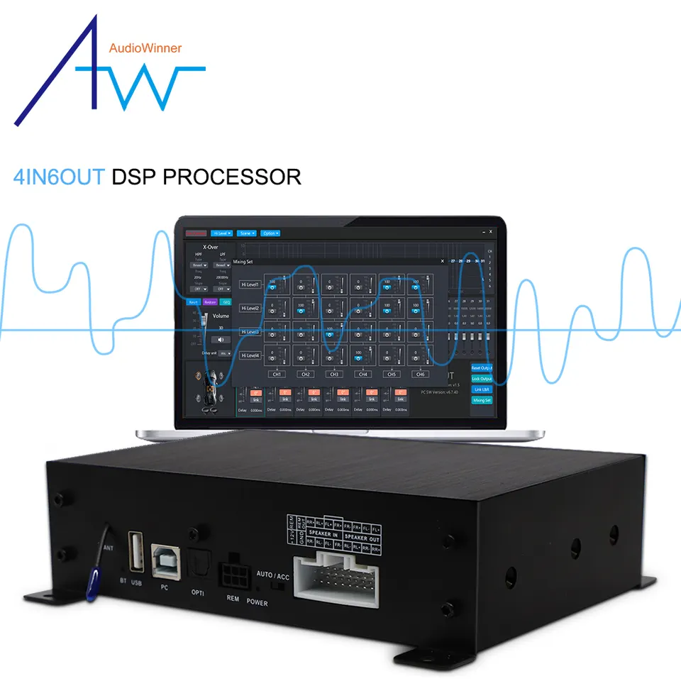 AudioWinner E46.4A ODM/OEM Now – Car Dsp Processor 31 Band Eq recenzja i cena