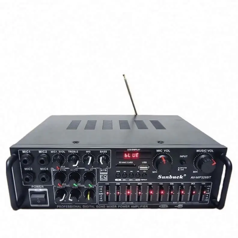 MP326BT Profesjonalny wzmacnia – Car Audio Amplifier 4 Channel 2000W recenzja i cena