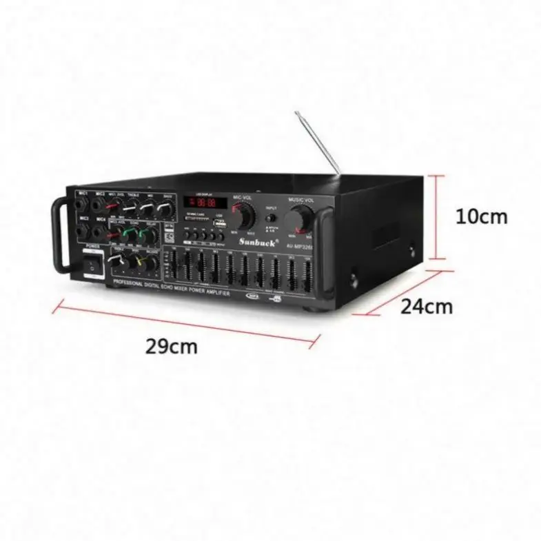 MP326BT Profesjonalny wzmacnia – Car Audio Amplifier 4 Channel 2000W recenzja i cena