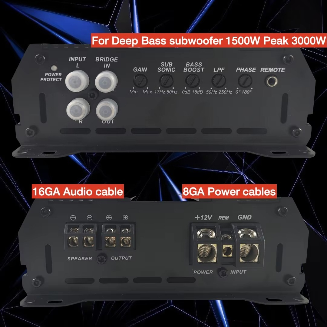 Wzmacniacz samochodowy do głoś – Car Subwoofer Amplifier 3000W Rms recenzja i cena
