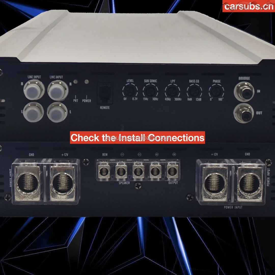 Koreański wzmacniacz samochodo – Car Amplifier Class D 1 Ohm Stable recenzja i cena