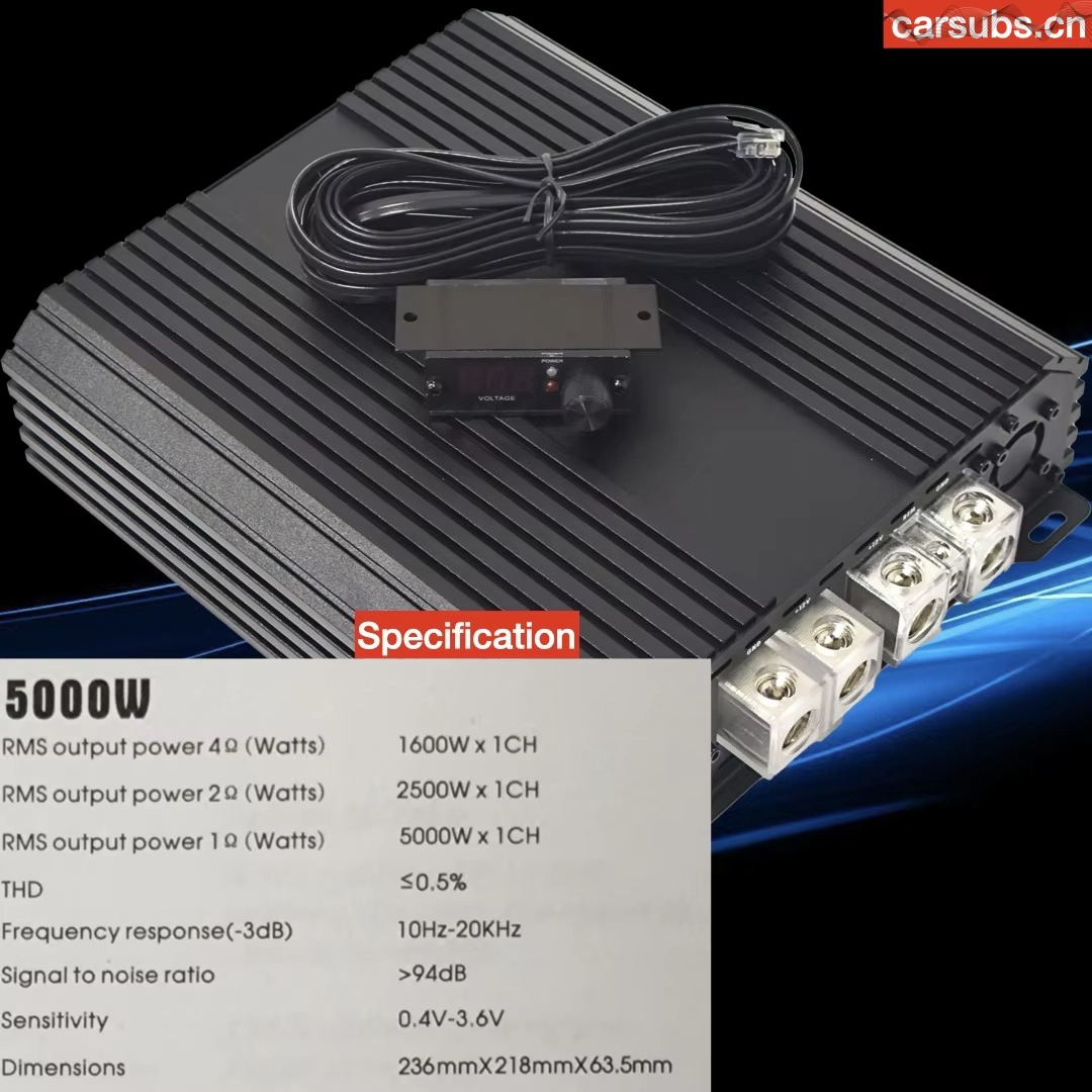 Brazylijski wzmacniacz samocho – Monoblock Car Amplifier 5000W recenzja i cena