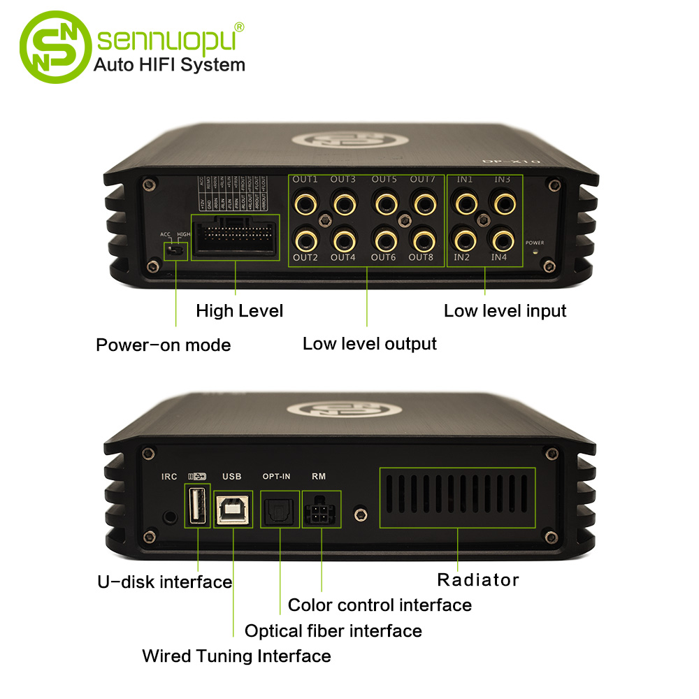 Sennuopu DP X10 Car Audio 4-ka – Car Dsp Amplifier 8 Channel recenzja i cena