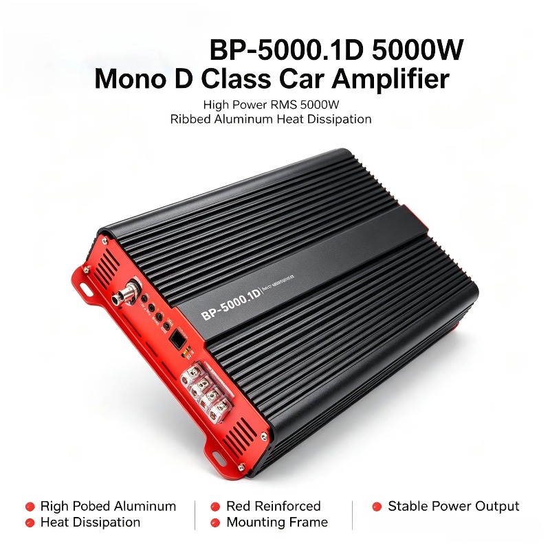 【Przemysłowy】5000W Monoblockow – Monoblock Car Amplifier 5000W recenzja i cena