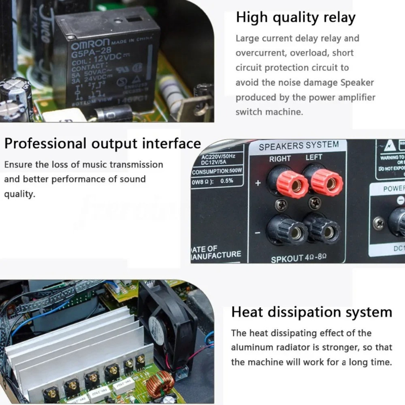 Wzmacniacz audio HiFi 2-kanało – Car Audio Amplifier 4 Channel 2000W recenzja i cena