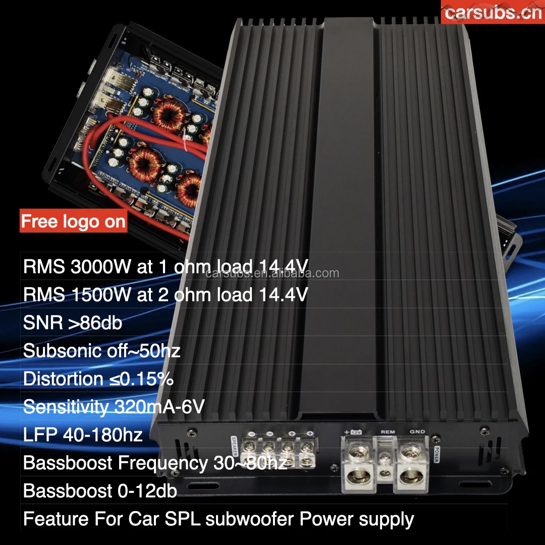 Wzmacniacz samochodowy do subw – Monoblock Car Amplifier 5000W recenzja i cena