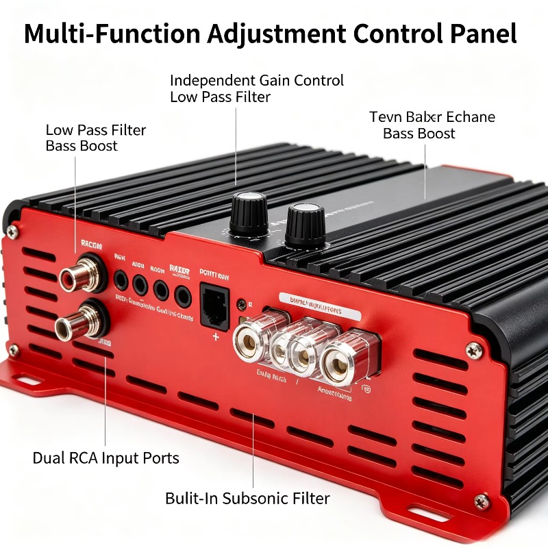 Fabrycznie nowy, 2026, 5000W,  – Monoblock Car Amplifier 5000W recenzja i cena