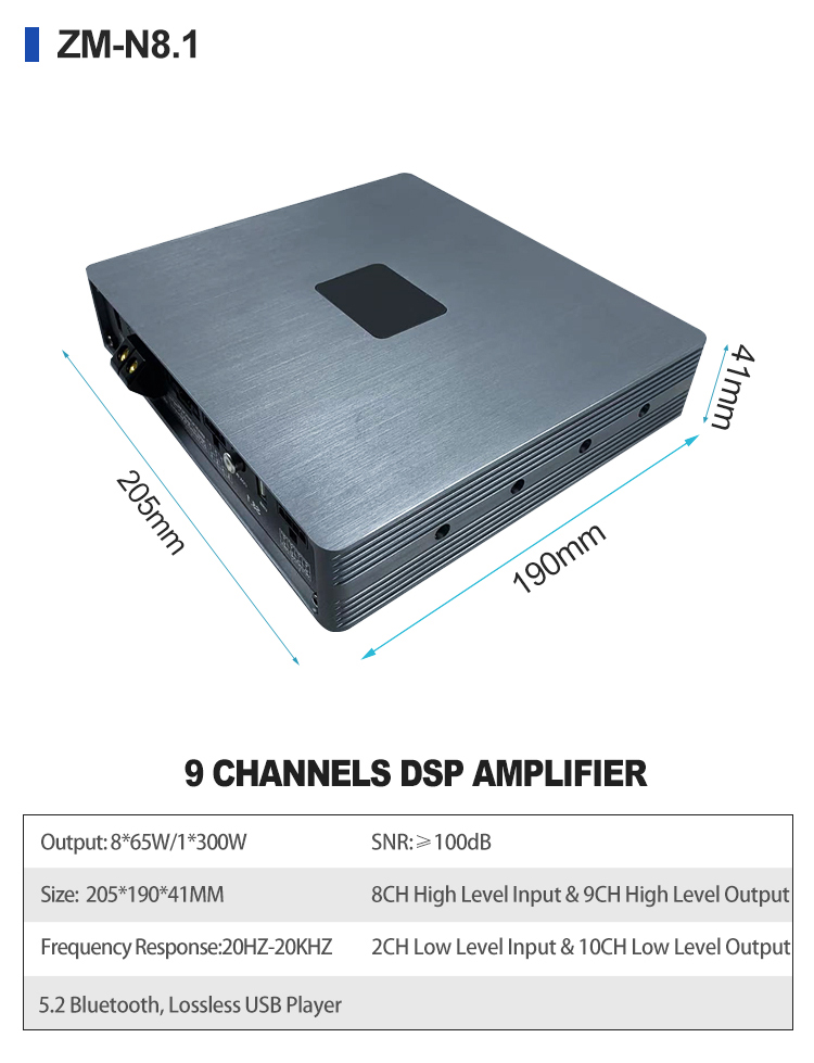 Wzmacniacz samochodowy z proce – Car Dsp Processor 31 Band Eq recenzja i cena
