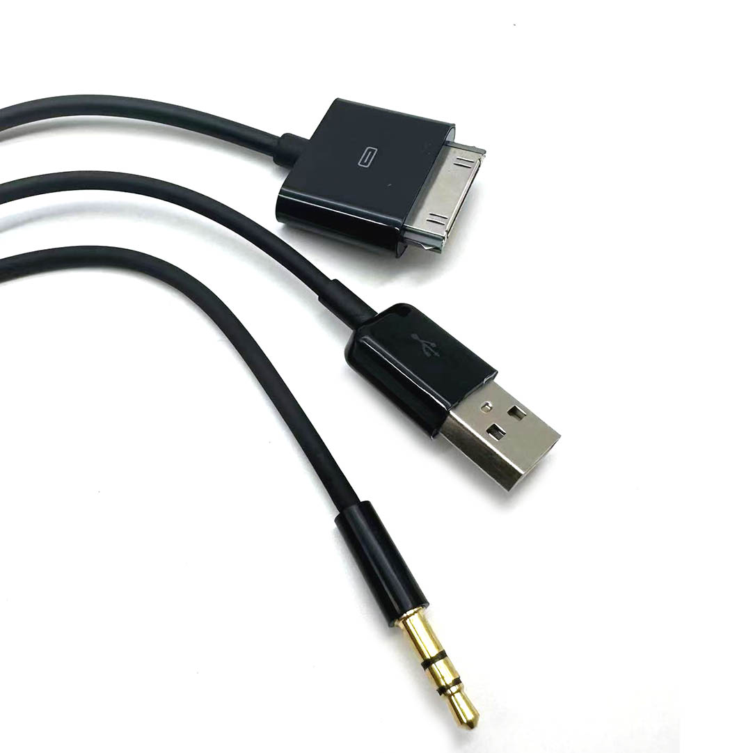 1 szt. Kabel 30Pin do 3.5mm AU – Car Audio Line Output Converter recenzja i cena